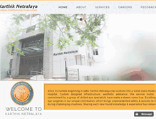 Tablet Screenshot of karthiknetralaya.com